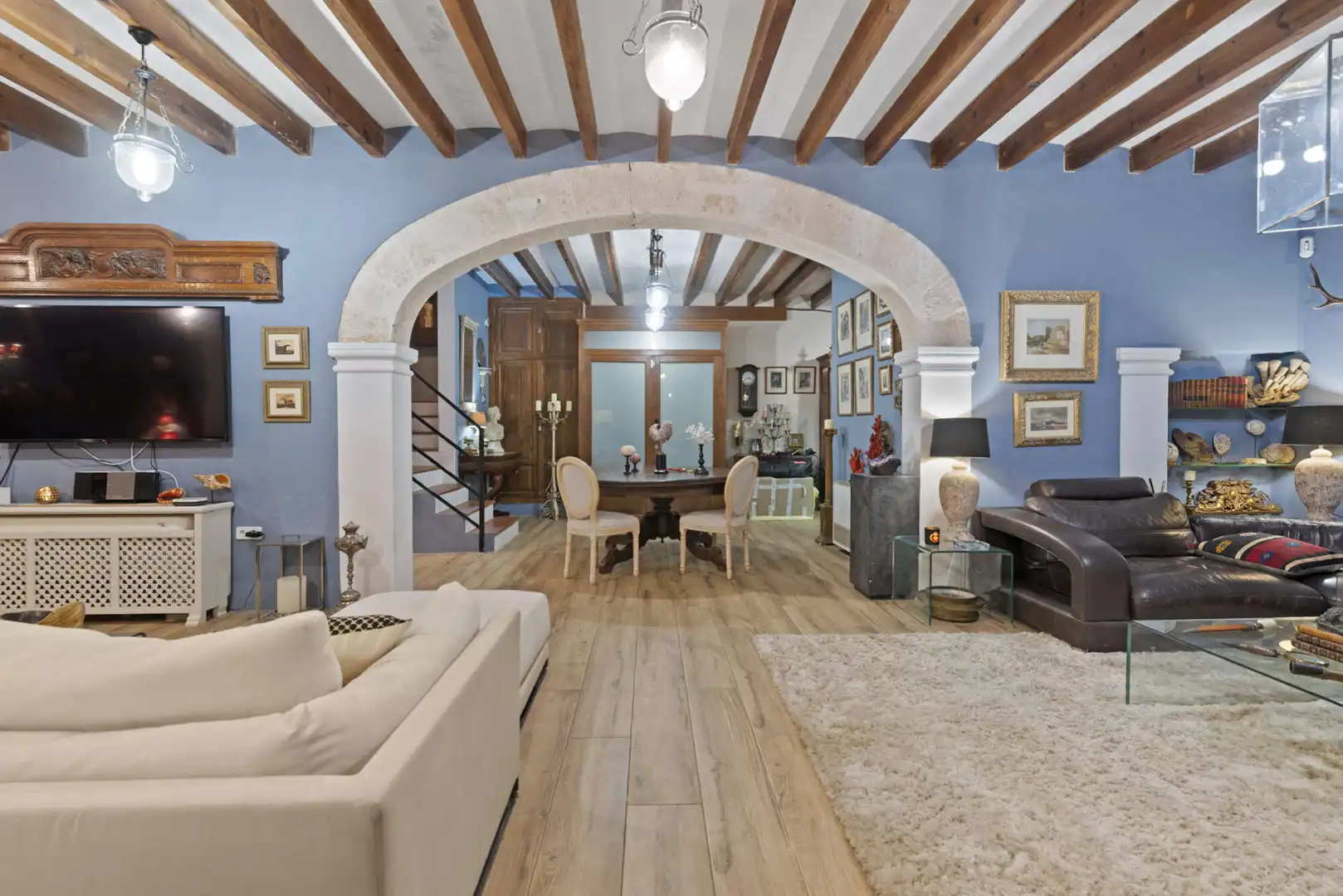 Sala de estar de Casa o chalet en venta en  Palma de Mallorca con Aire acondicionado, Terraza y Amueblado
