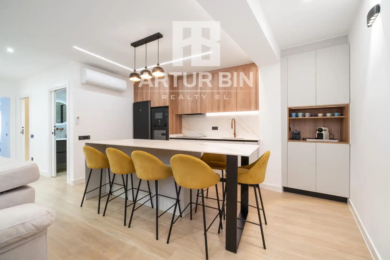 Küche von Wohnung zur Miete in Cullera mit Heizung, Terrasse und Balkon