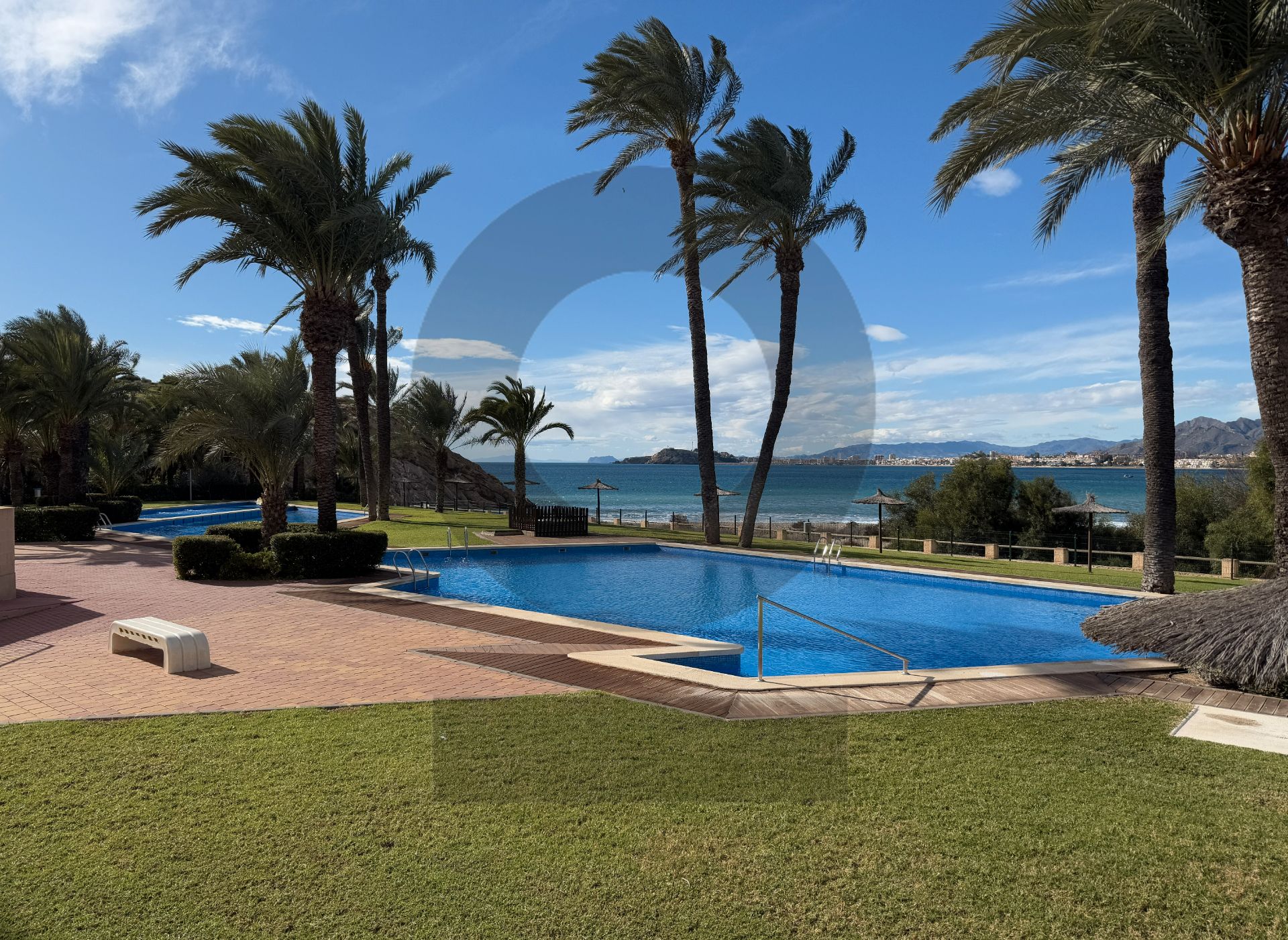 Swimming pool of Planta baja for sale in Cartagena  with Air Conditioner, Heating and Private garden