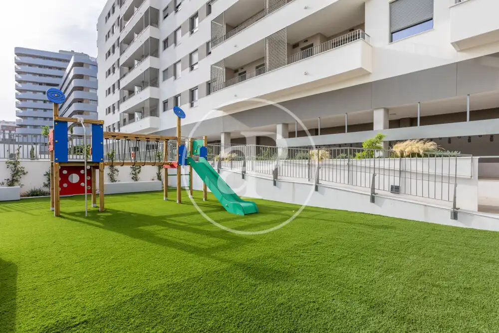 Terrace of Flat for rent in Quart de Poblet  with Air Conditioner, Heating and Private garden
