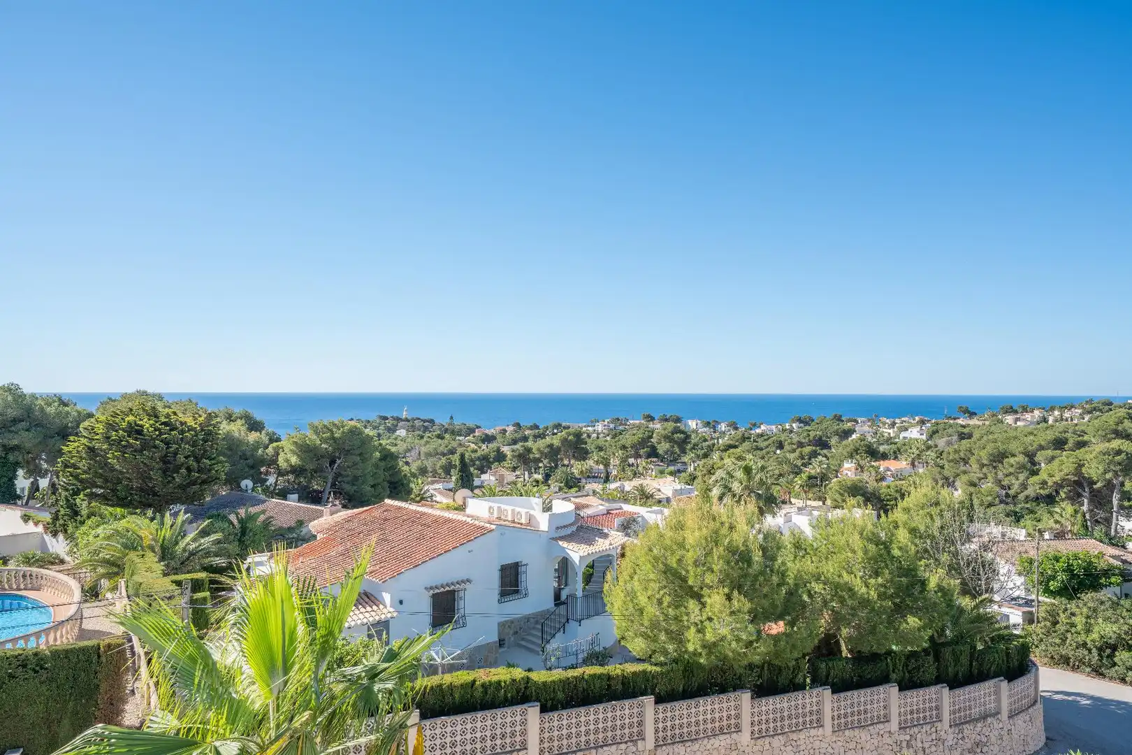 Vista exterior de Casa o chalet en venta en Jávea / Xàbia con Aire acondicionado, Calefacción y Jardín privado