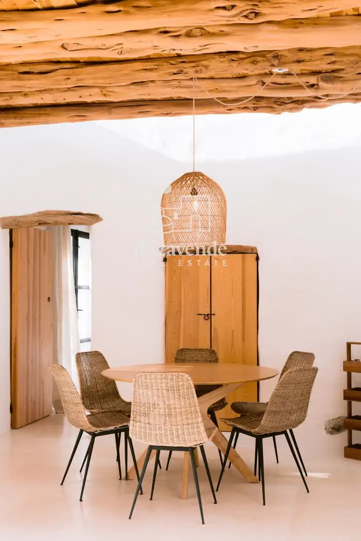 Comedor de Casa o chalet de alquiler en Sant Joan de Labritja con Aire acondicionado, Calefacción y Jardín privado
