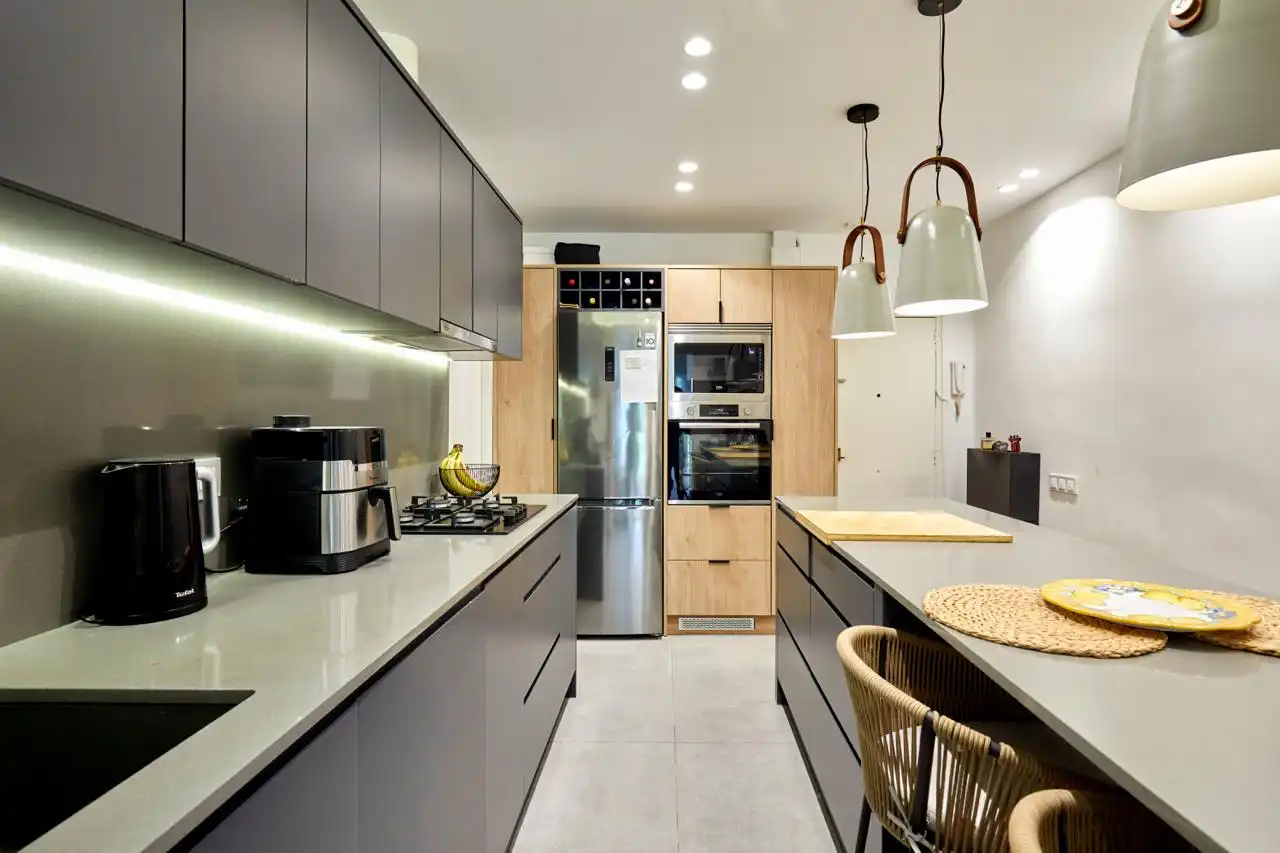 Cuina de Apartament en venda en Barcelona amb Aire condicionat, Calefacció i Parquet