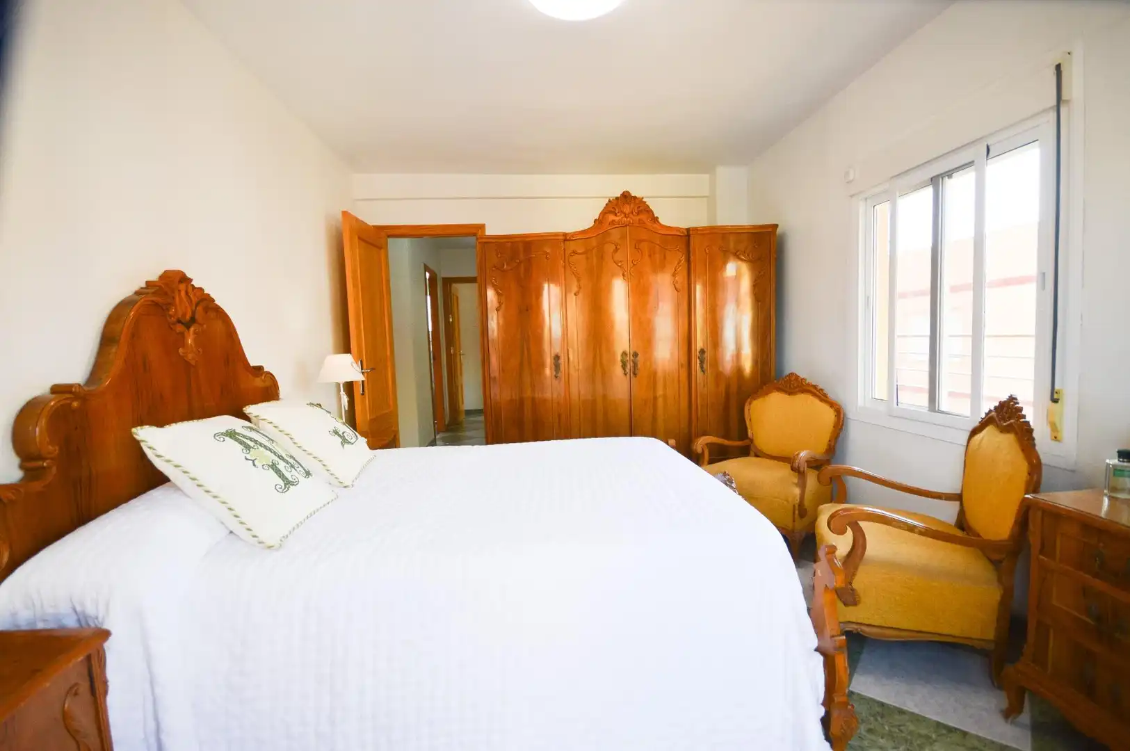 Schlafzimmer von Wohnung zum Verkauf in Benahadux mit Klimaanlage, Heizung und Terrasse