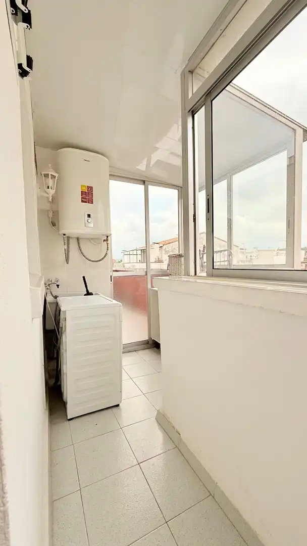 Balcony of Attic for sale in Cunit  with Air Conditioner, Parquet flooring and Terrace