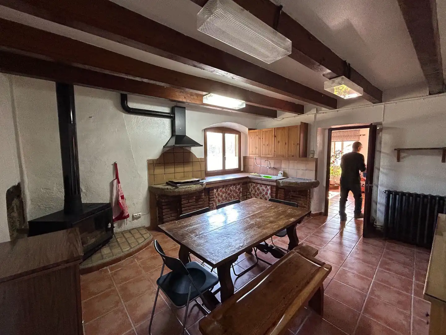 Cuina de Finca rústica en venda en Santa Maria de Palautordera amb Calefacció