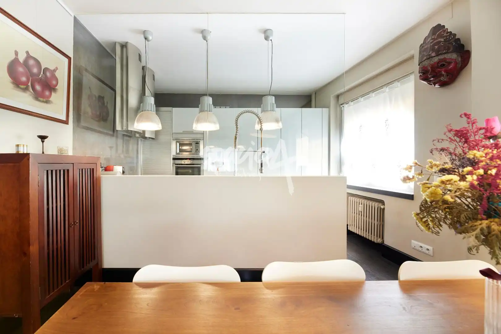 Küche von Wohnung zum Verkauf in Madrid mit Klimaanlage und Heizung