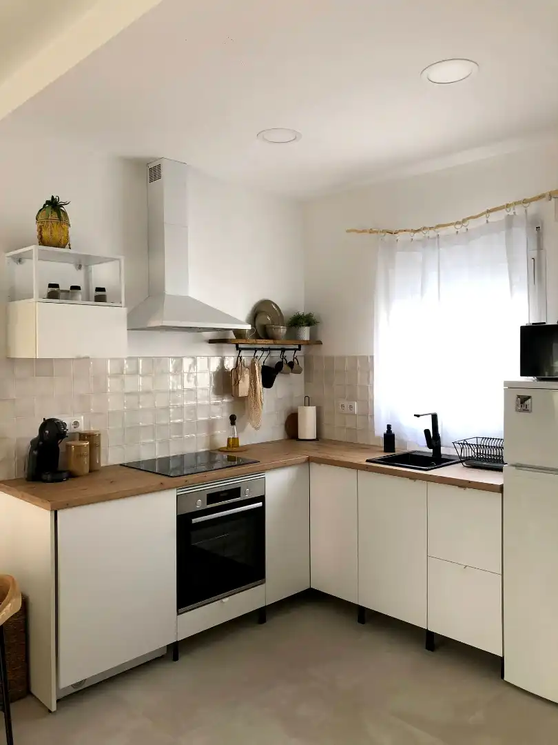 Cuina de Casa o xalet de lloguer en Sanlúcar de Barrameda amb Aire condicionat, Calefacció i Terrassa