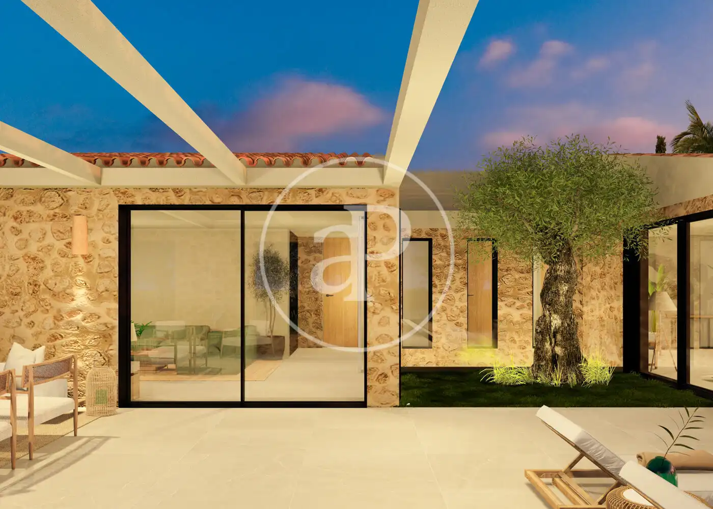 Terraza de Casa o chalet en venta en Sa Pobla con Aire acondicionado, Calefacción y Jardín privado