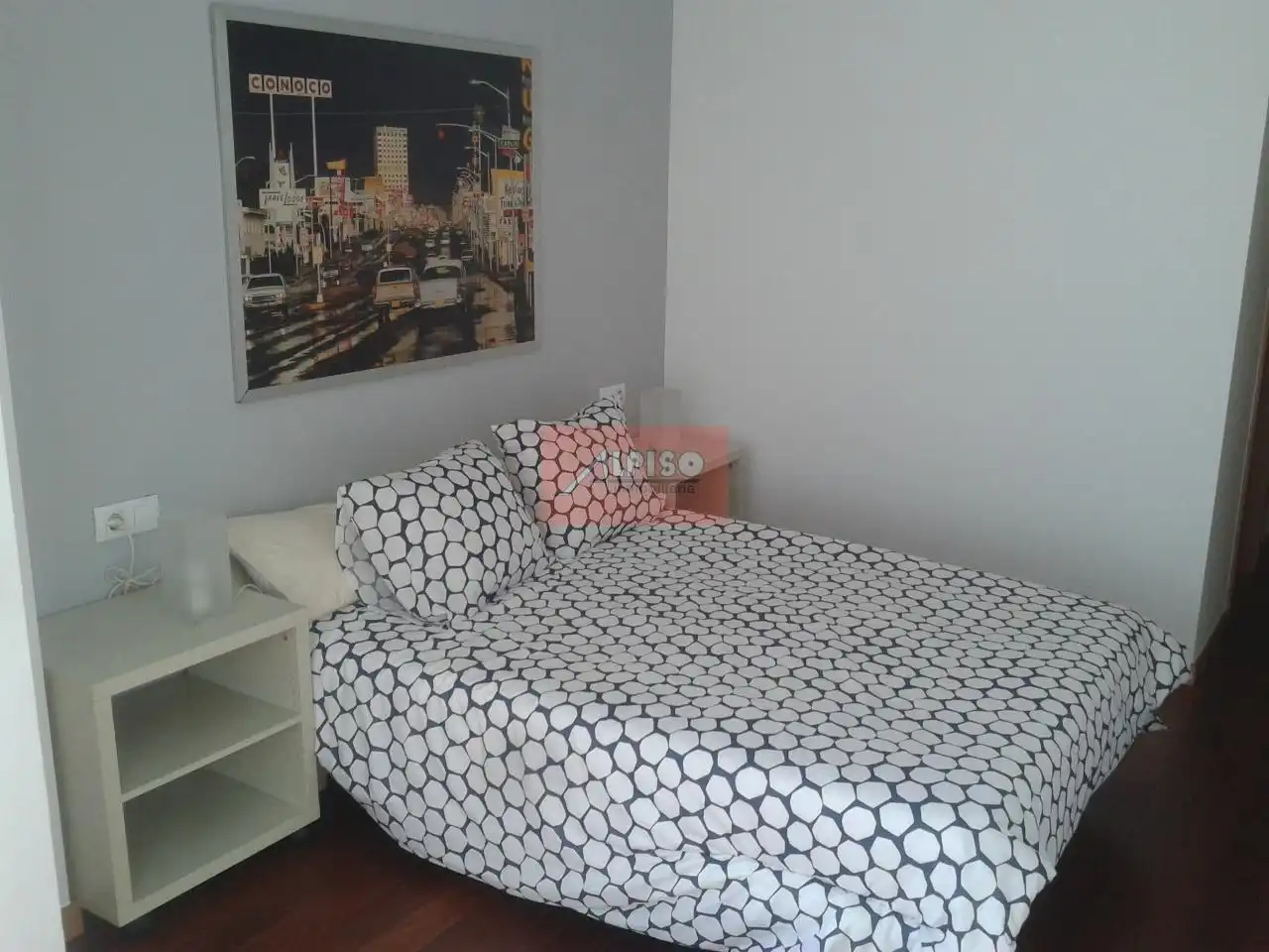 Schlafzimmer von Wohnungen zur Miete in Ourense Capital  mit Heizung, Parkett und Möbliert
