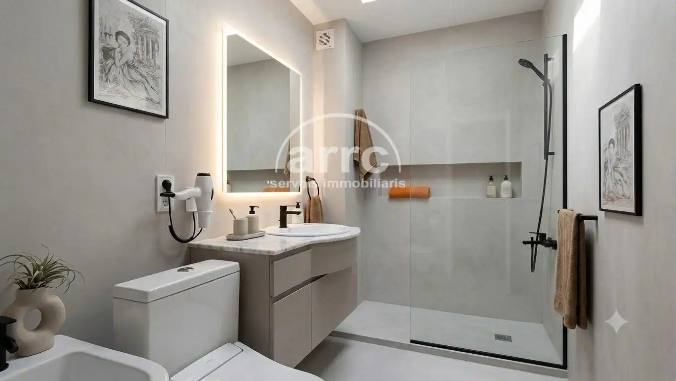 Baño de Piso en venta en Mataró con Aire acondicionado, Terraza y Trastero