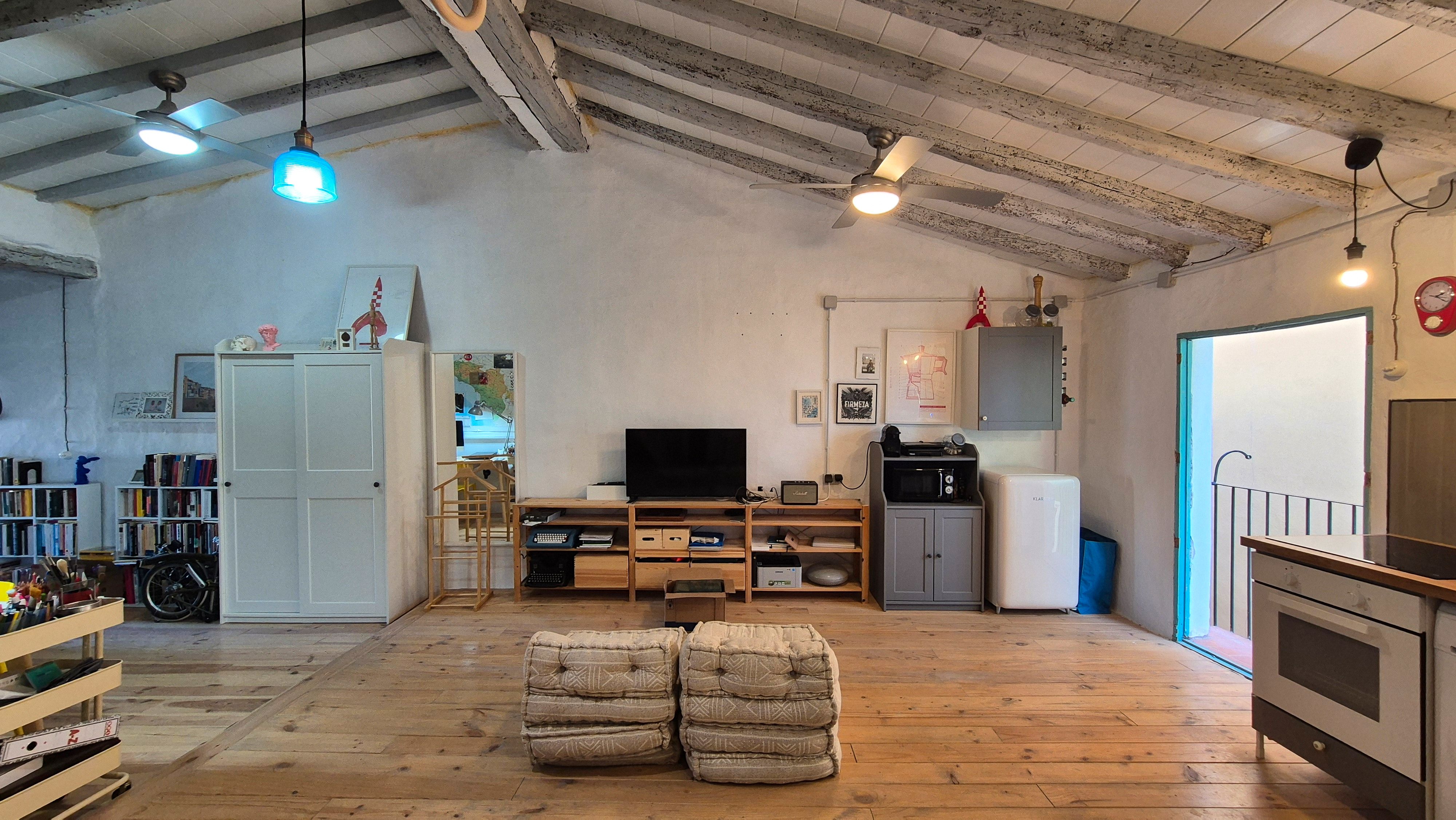 Sala d'estar de Finca rústica en venda en Villajoyosa / La Vila Joiosa amb Moblat
