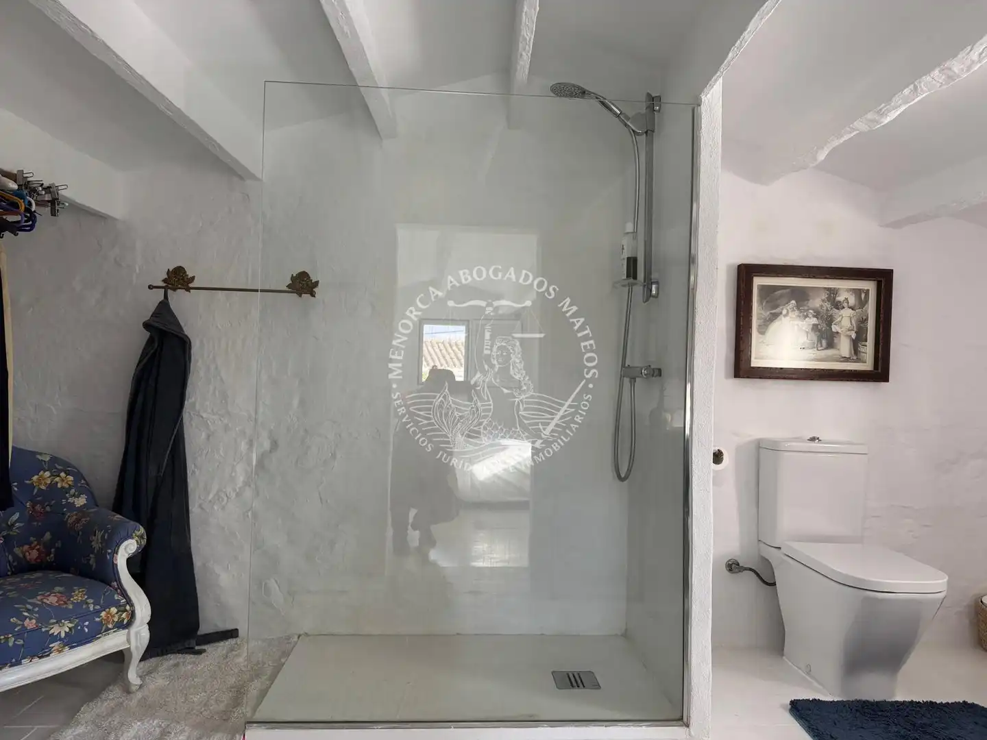 Baño de Finca rústica en venta en Maó - Mahón con Aire acondicionado, Jardín privado y Terraza