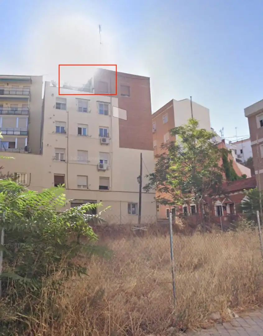 Vista exterior de Ático en venta en Madrid con Terraza