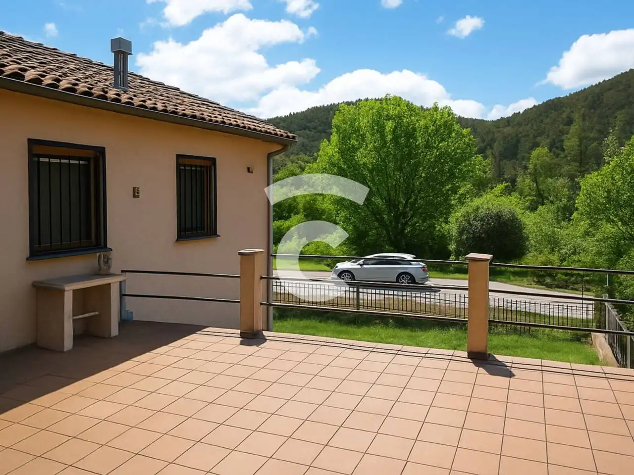 Terrace of Houses for sale in Sant Agustí de Lluçanès  with Heating, Private garden and Terrace