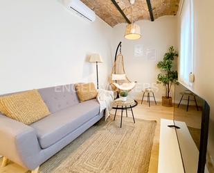 Sala d'estar de Apartament en venda en  Barcelona Capital amb Aire condicionat, Calefacció i Parquet