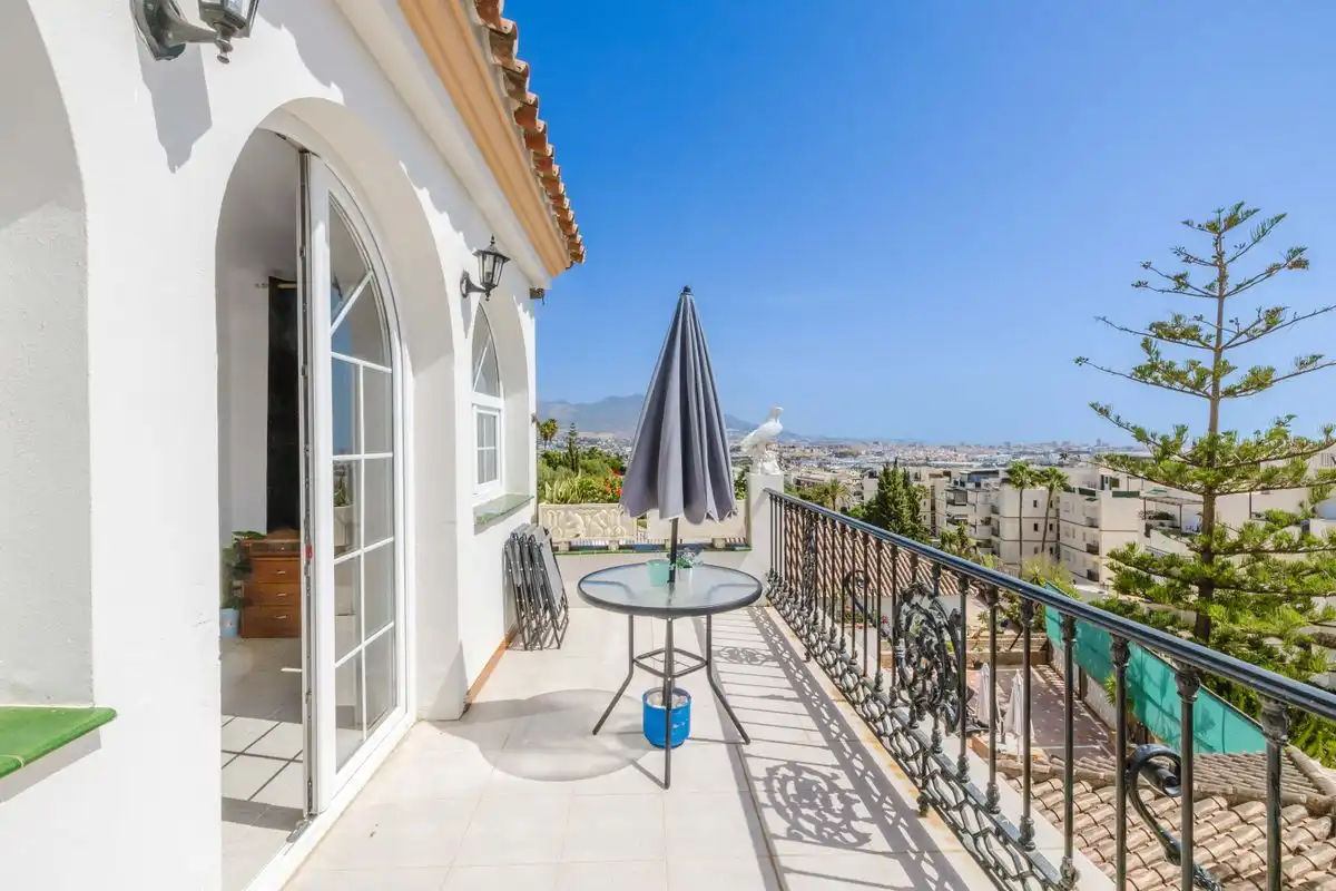 Terraza de Casa o chalet en venta en Mijas con Aire acondicionado, Calefacción y Jardín privado