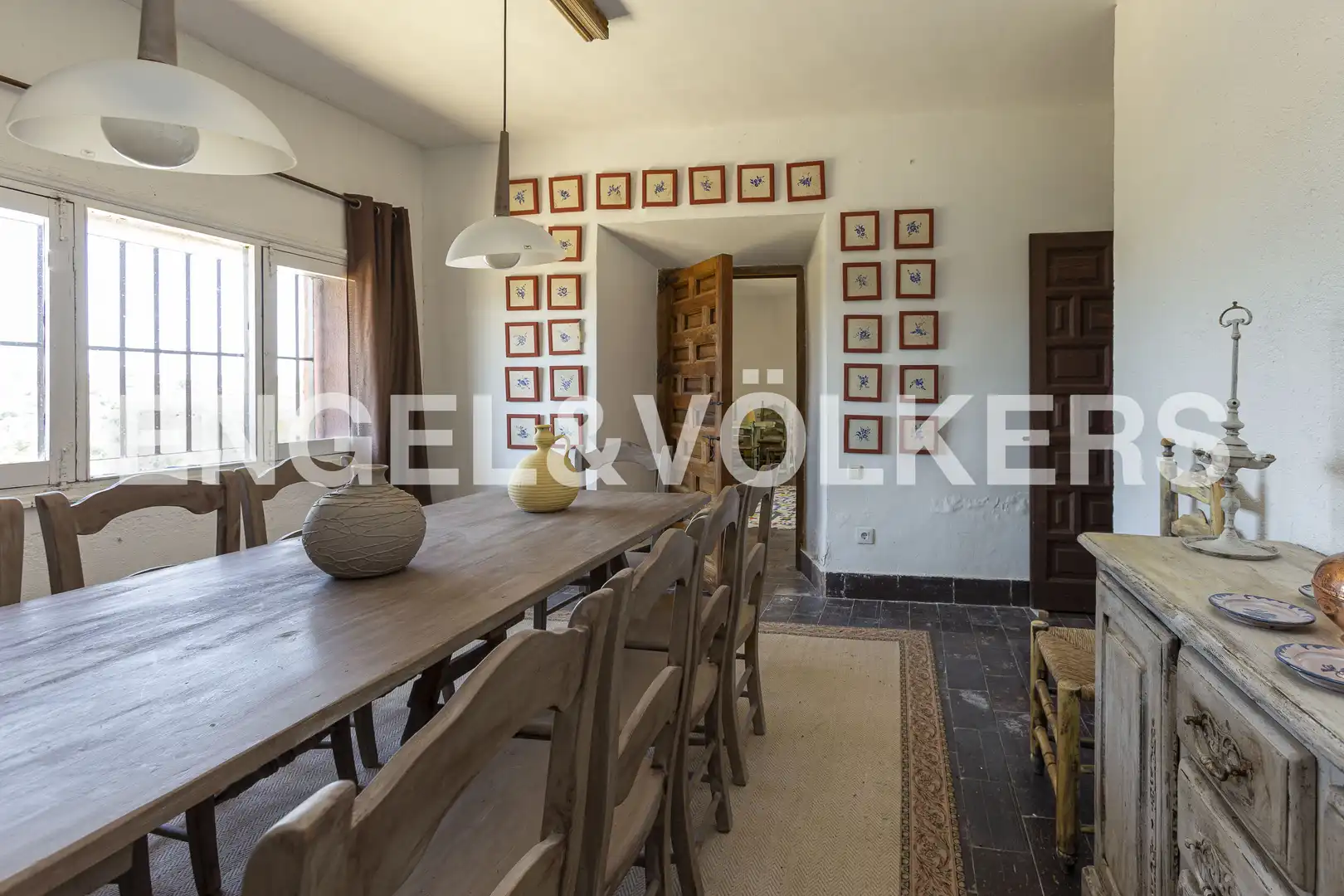 Comedor de Finca rústica en venta en Villanueva de la Cañada con Calefacción