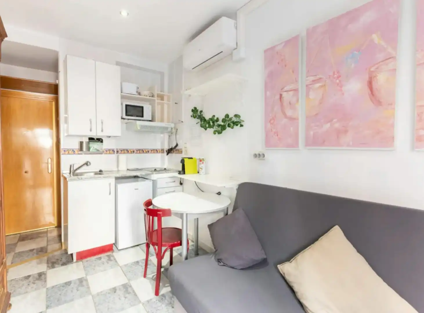 Küche von Wohnung zur Miete in Madrid mit Klimaanlage, Heizung und Möbliert