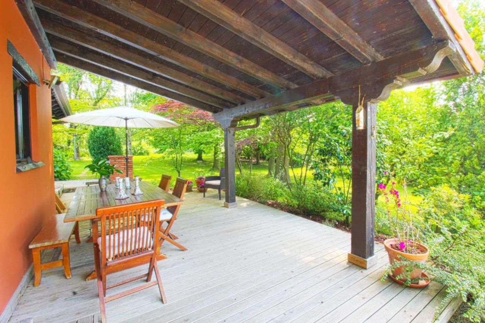 Terraza de Piso de alquiler en Torrelavega  con Terraza y Amueblado