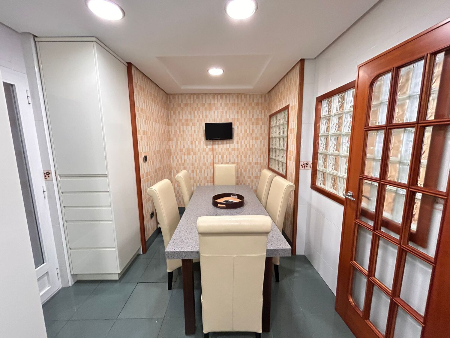 Dining room of Flat for sale in  Albacete Capital  with Air Conditioner, Heating and Parquet flooring
