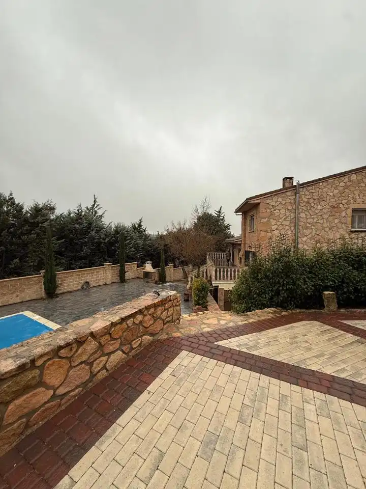 Terraza de Casa o chalet en venta en Castillejo de Mesleón con Calefacción, Jardín privado y Terraza