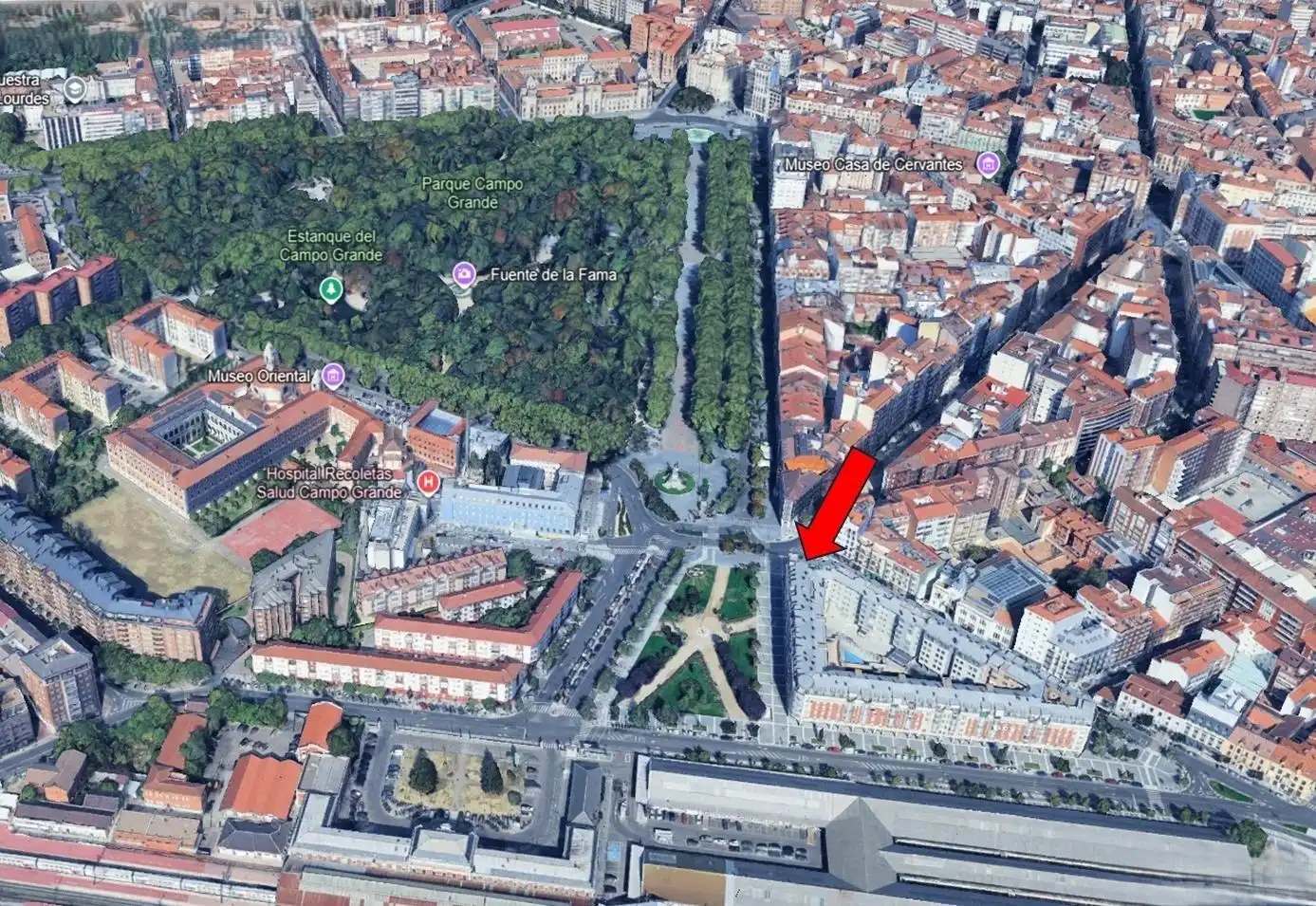 Vista exterior de Pis de lloguer en Valladolid amb Aire condicionat, Calefacció i Traster