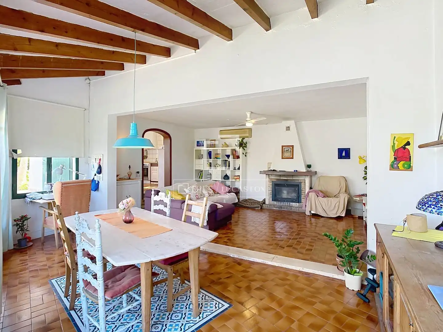 Sala d'estar de Finca rústica en venda en Ciutadella de Menorca amb Aire condicionat, Jardí privat i Terrassa