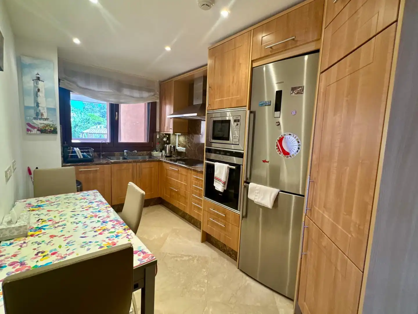 Cocina de Apartamento en venta en Estepona con Aire acondicionado, Terraza y Piscina