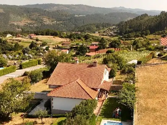 Vista exterior de Casa o xalet en venda en Campo Lameiro amb Piscina