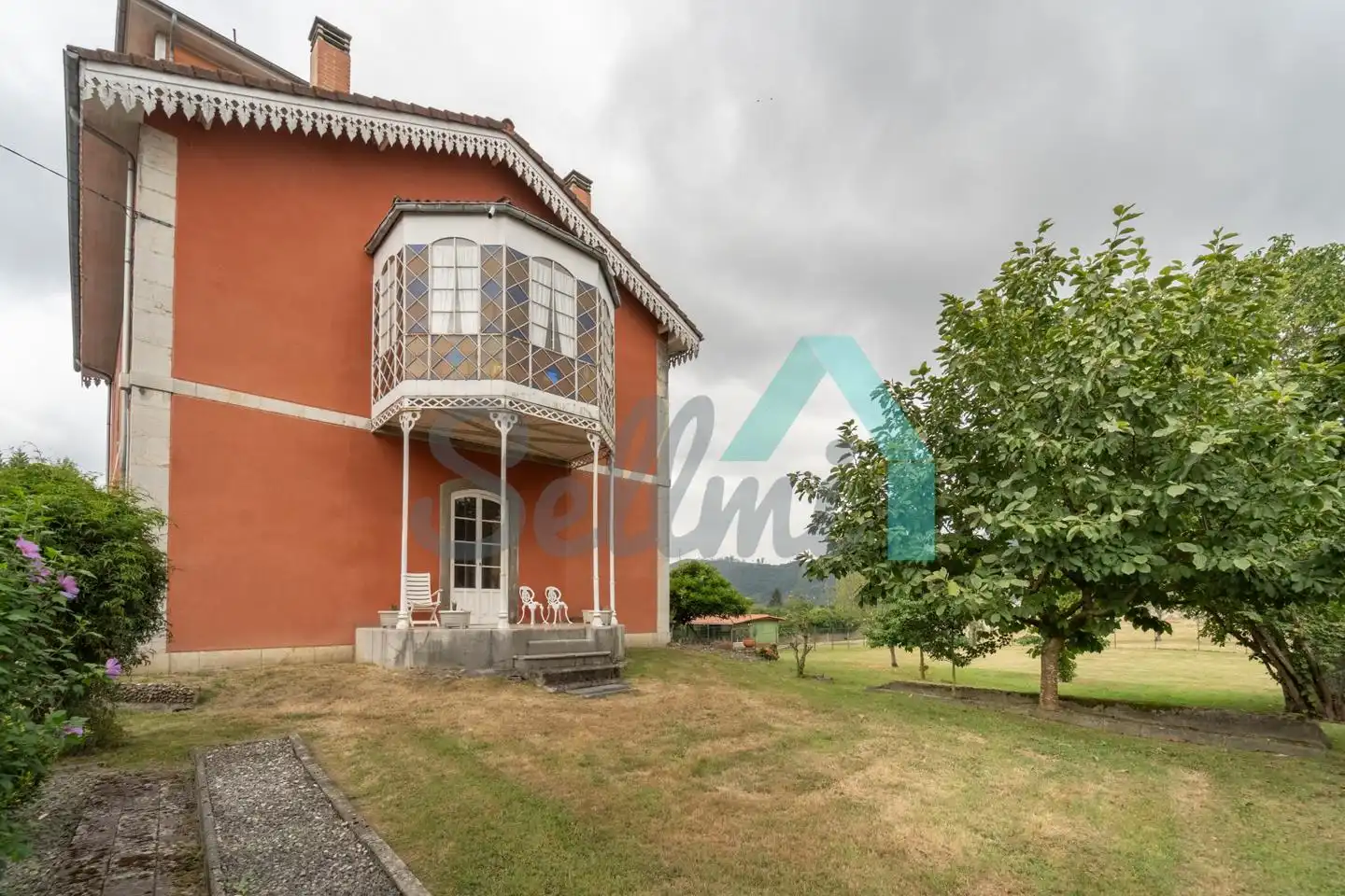 Vista exterior de Casa o chalet en venta en Ribera de Arriba con Jardín privado, Terraza y Balcón