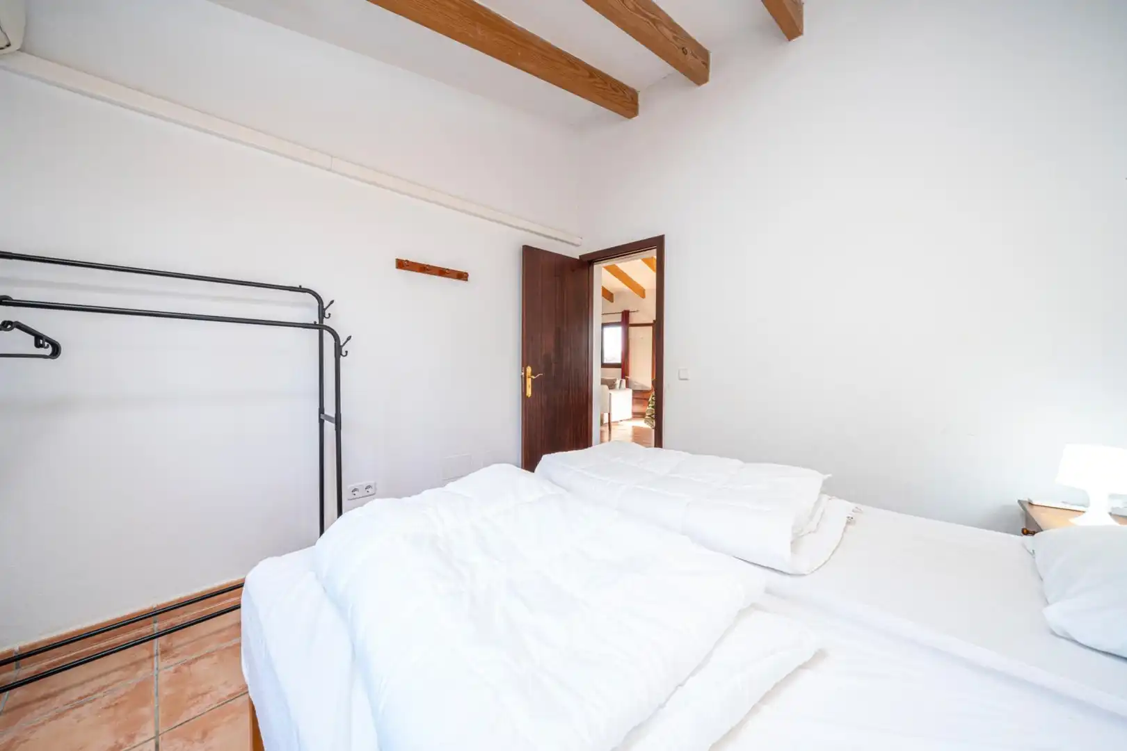Schlafzimmer von Haus oder Chalet zum Verkauf in Son Servera mit Klimaanlage, Heizung und Privatgarten