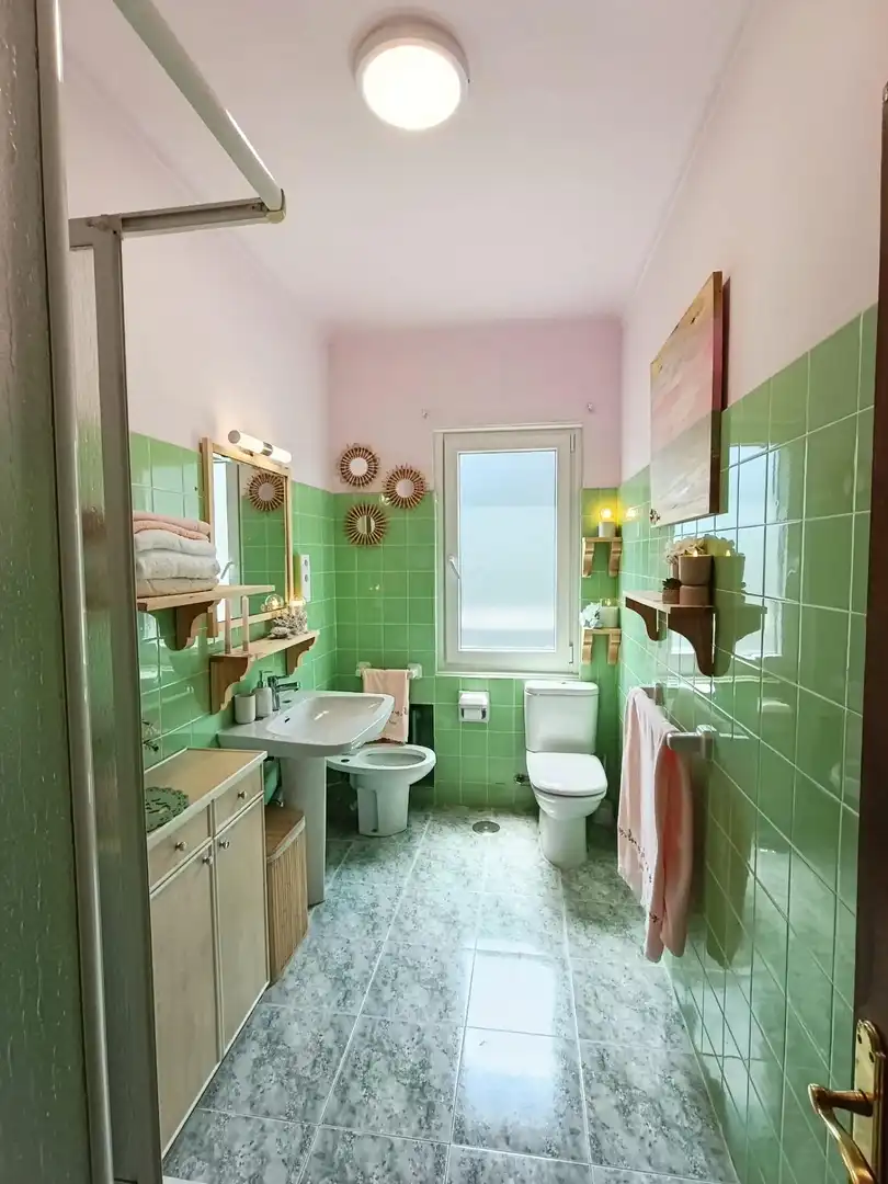 Bathroom of Flat for sale in Langreo  with Heating, Storage room and Furnished