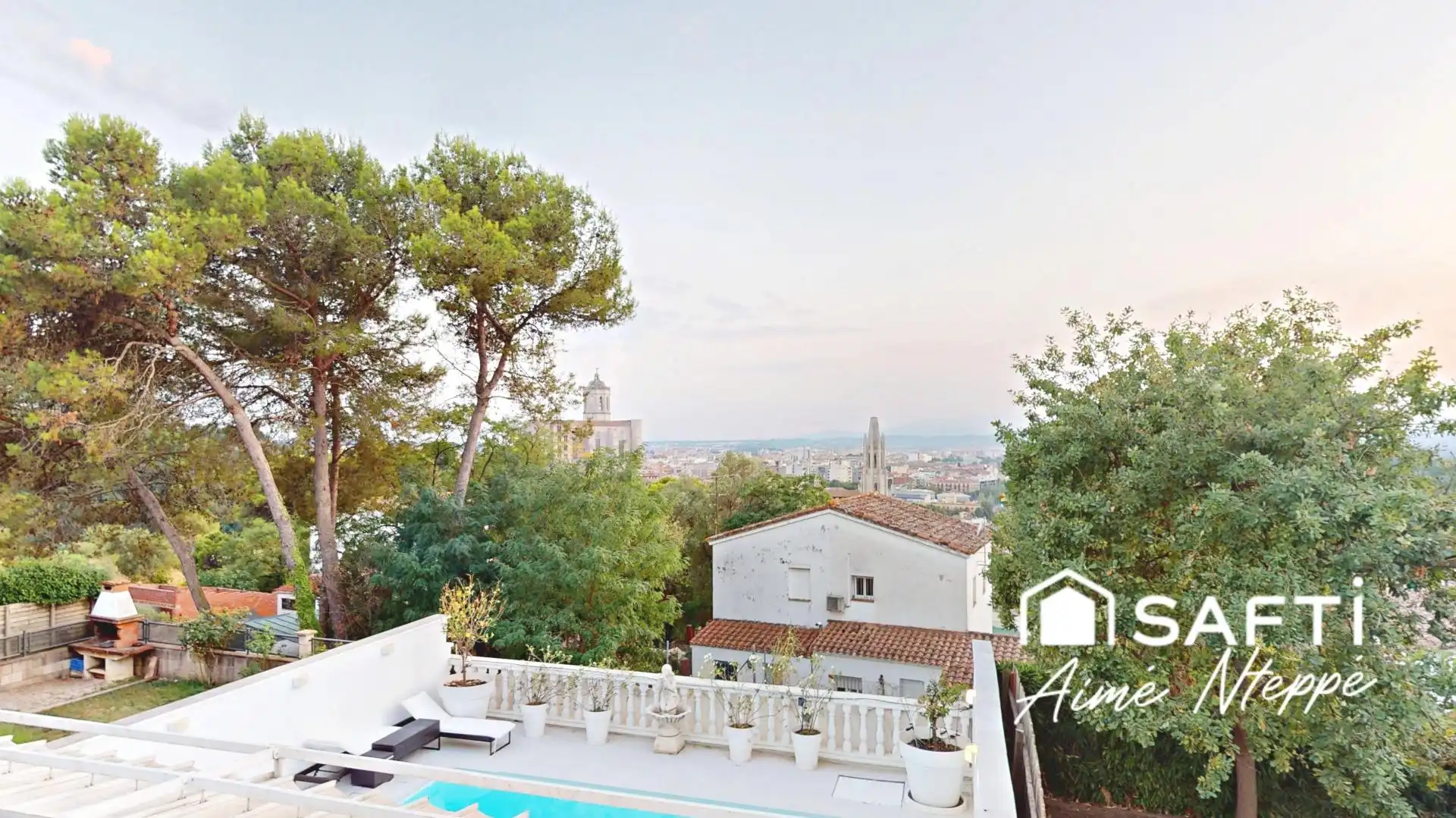 Terrassa de Casa adosada en venda en Girona amb Aire condicionat, Calefacció i Terrassa