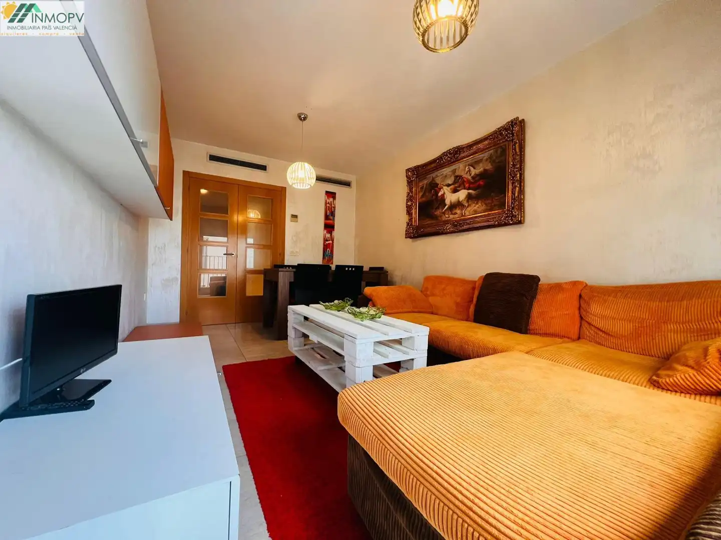 Living room of Flat for sale in Vinaròs  with Air Conditioner, Heating and Furnished