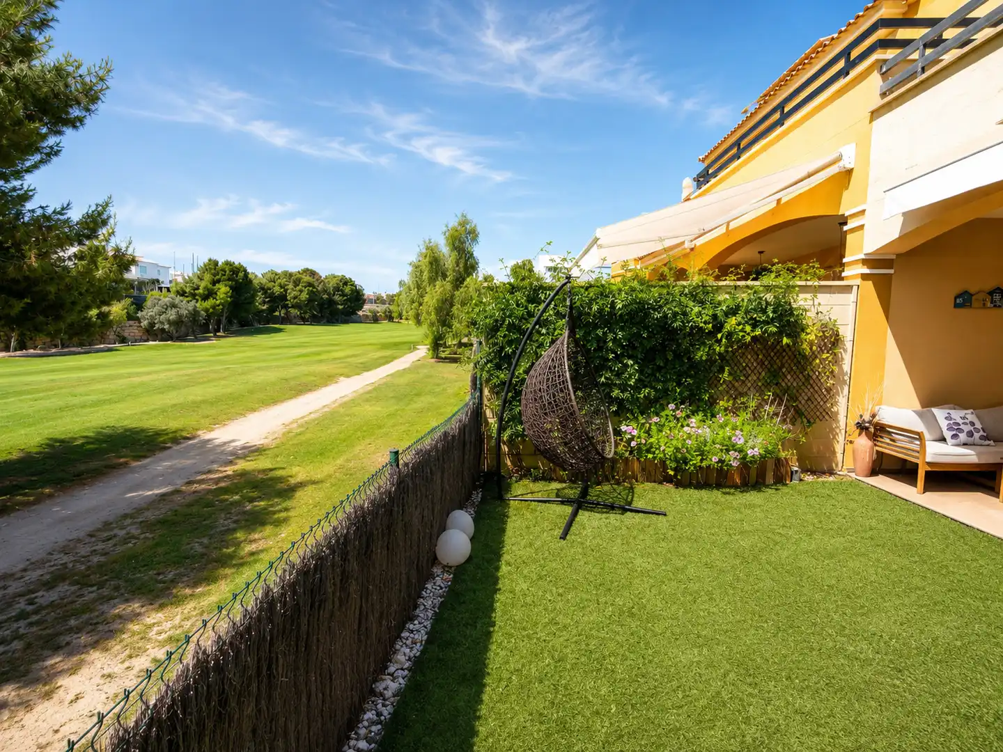 Garden of Detached homes for rent in Mutxamel  with Air Conditioner, Heating and Private garden