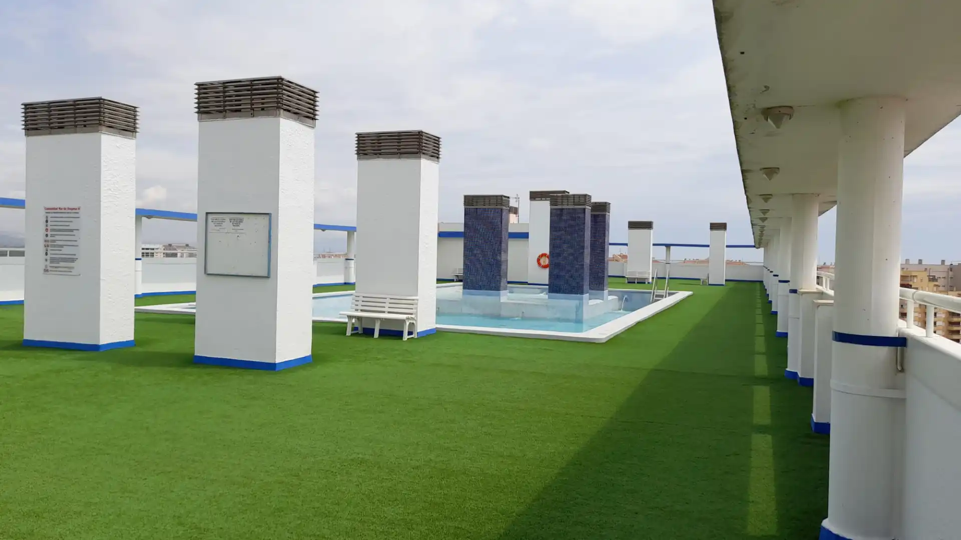 Piscina de Apartamento de alquiler en Oropesa del Mar / Orpesa con Aire acondicionado, Terraza y Amueblado