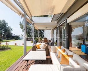 Terrace of House or chalet to rent in Olocau  with Air Conditioner, Heating and Private garden