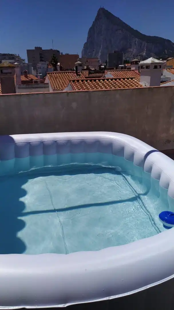 Swimming pool of Houses for sale in La Línea de la Concepción  with Air Conditioner, Terrace and Storage room