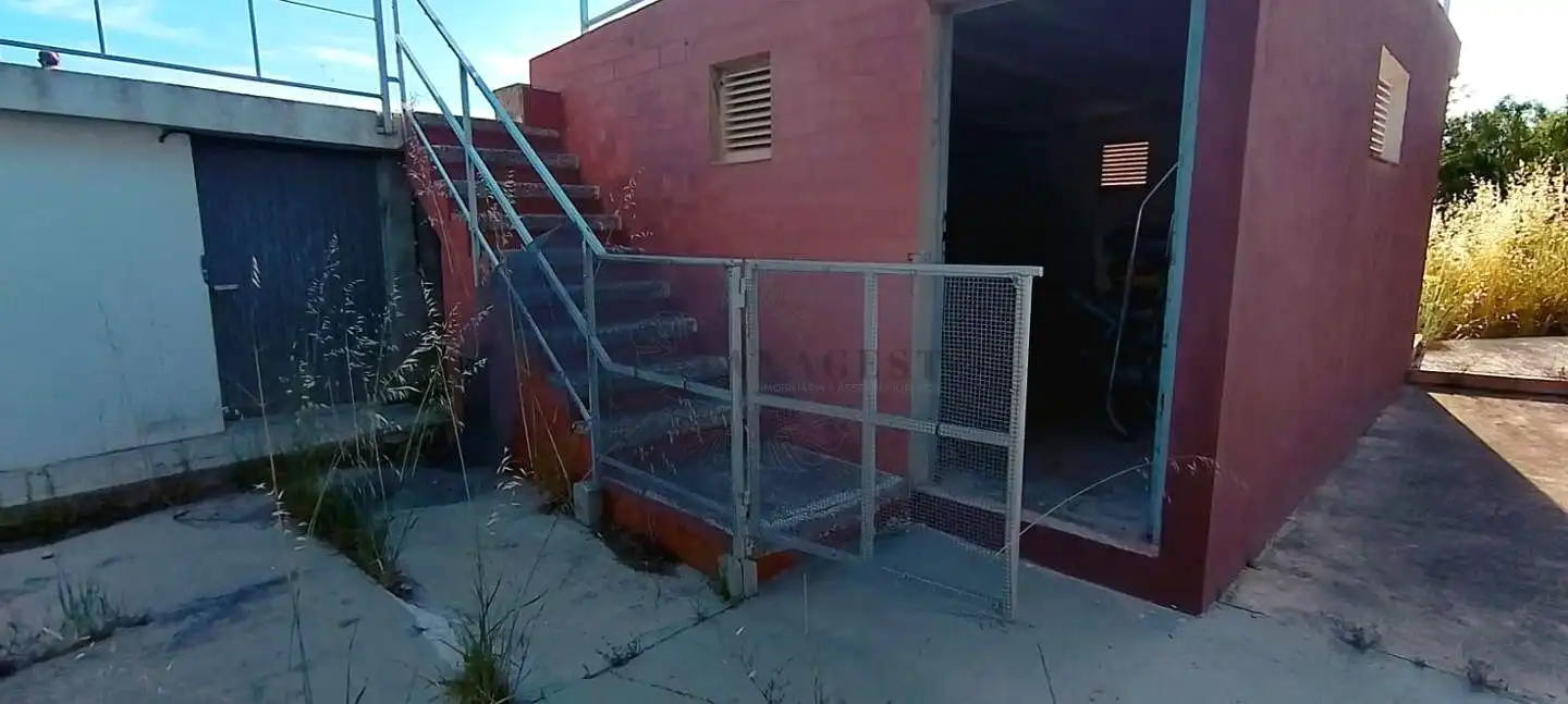 Vista exterior de Finca rústica en venta en Aldover con Terraza y Piscina