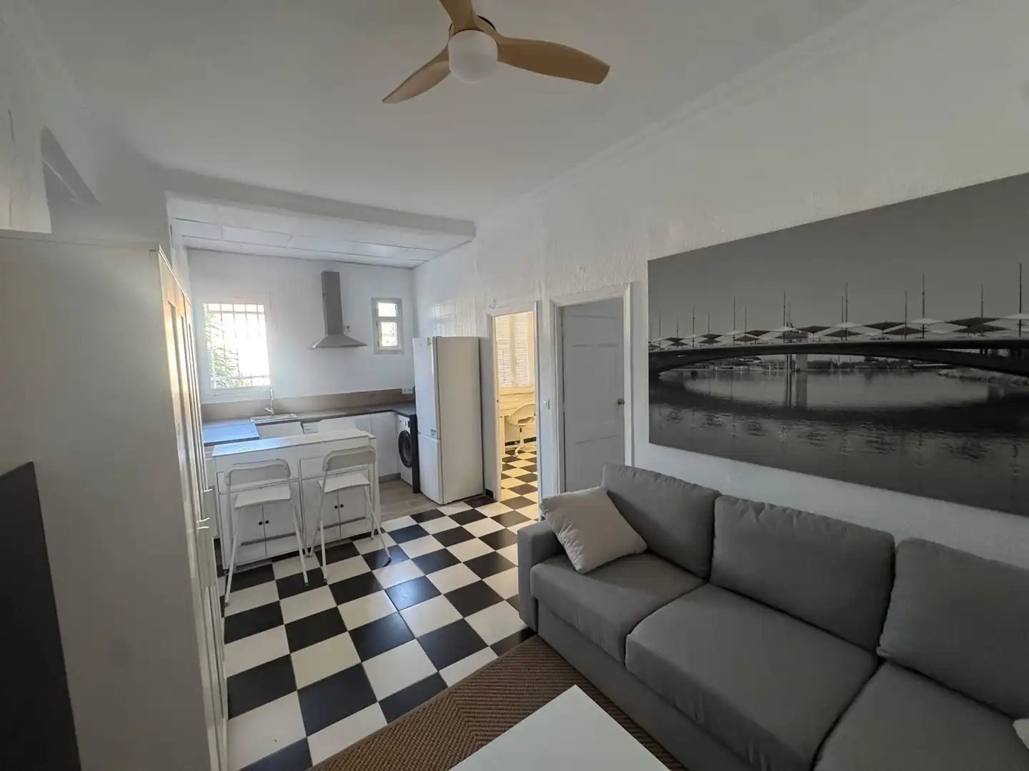 Living room of Flat for rent in Nervión