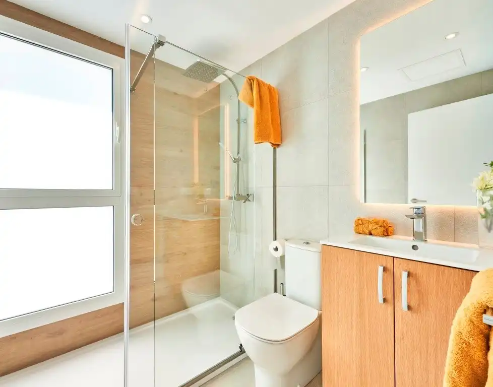 Baño de Apartamento en venta en Santanyí con Aire acondicionado, Calefacción y Jardín privado