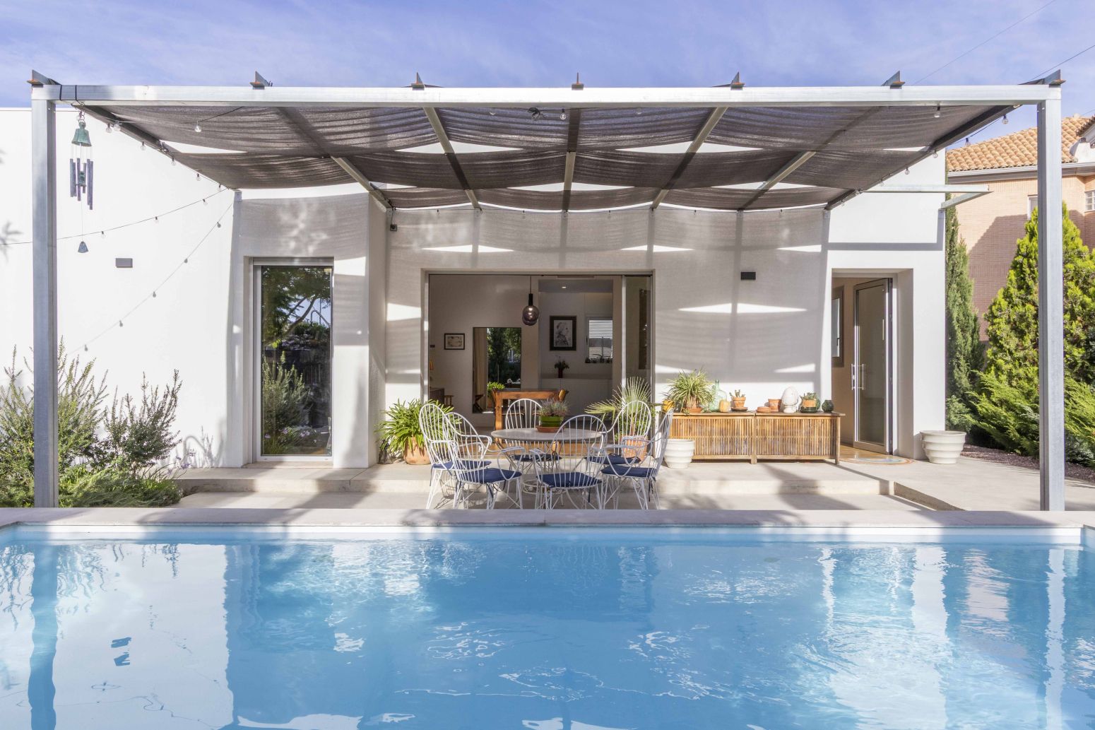 Swimming pool of House or chalet for sale in Moncada  with Air Conditioner, Heating and Private garden