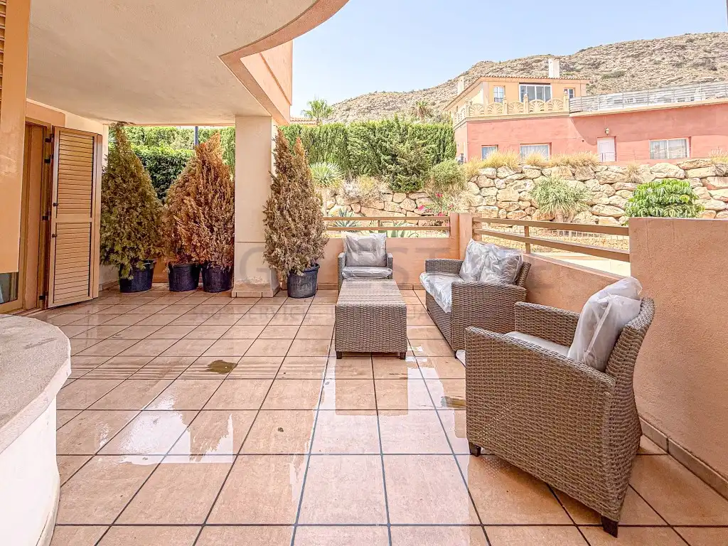 Terrace of Flat for rent in Finestrat