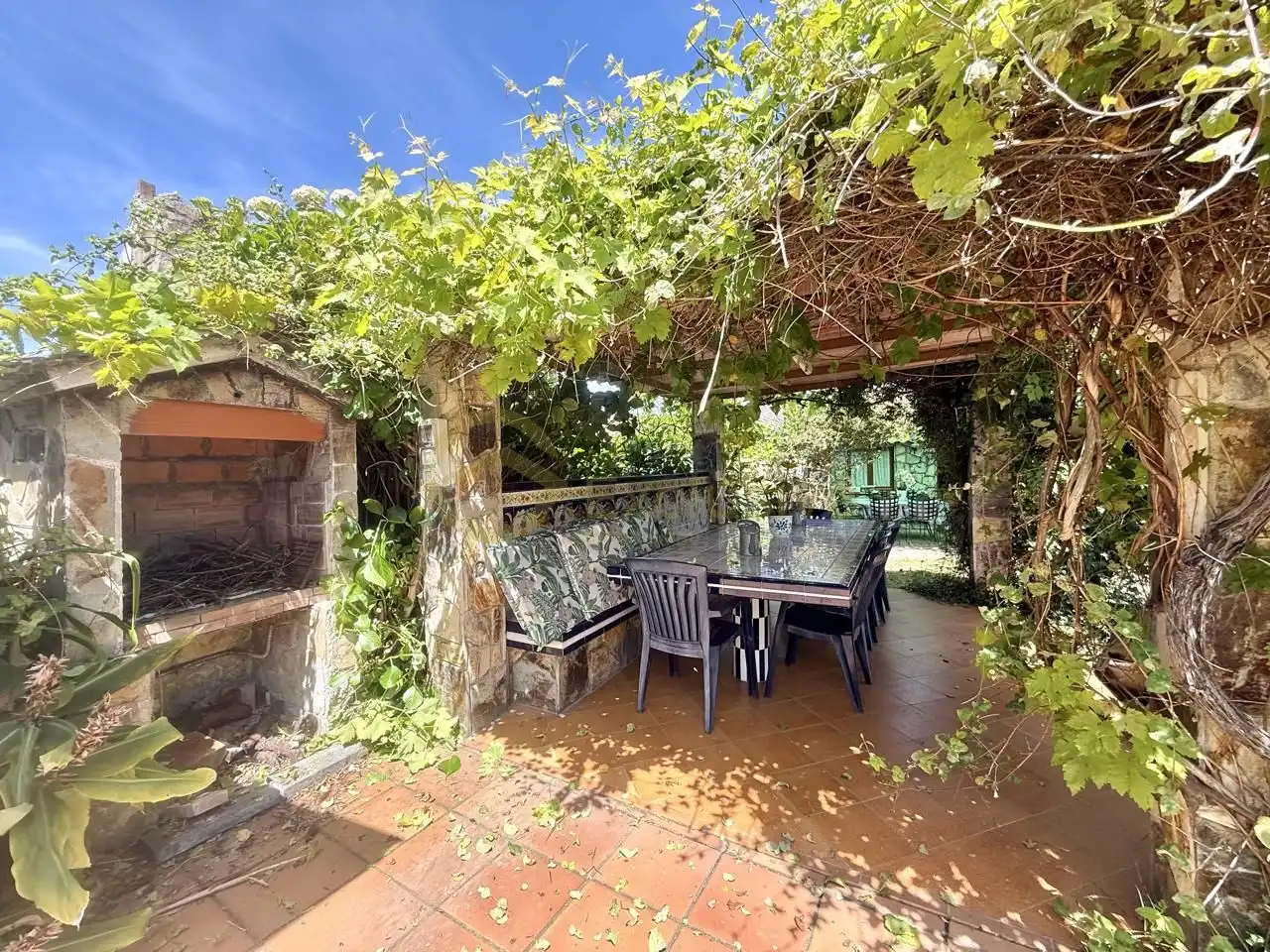 Terraza de Casa o chalet en venta en Castrillón con Calefacción, Jardín privado y Parquet