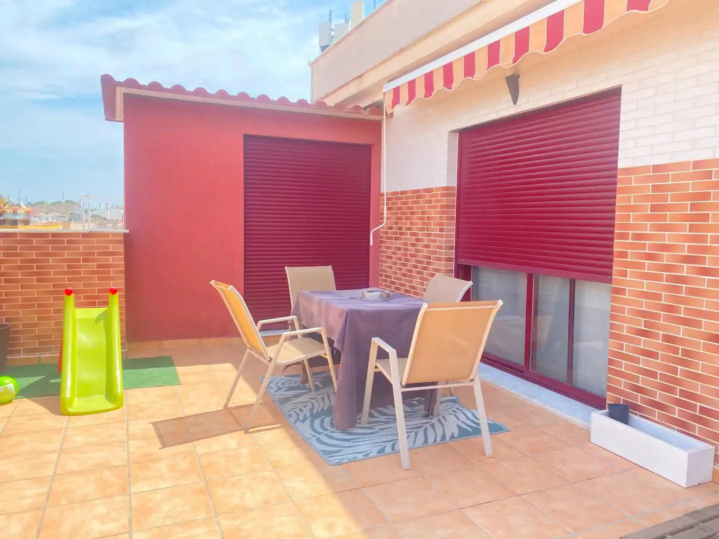 Terrasse von Dachboden zum Verkauf in Lorca mit Klimaanlage, Heizung und Terrasse