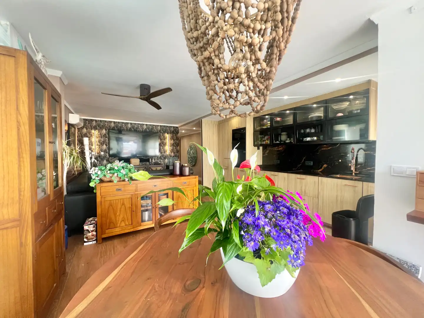 Sala de estar de Apartamento en venta en Alcalà de Xivert con Aire acondicionado, Terraza y Amueblado