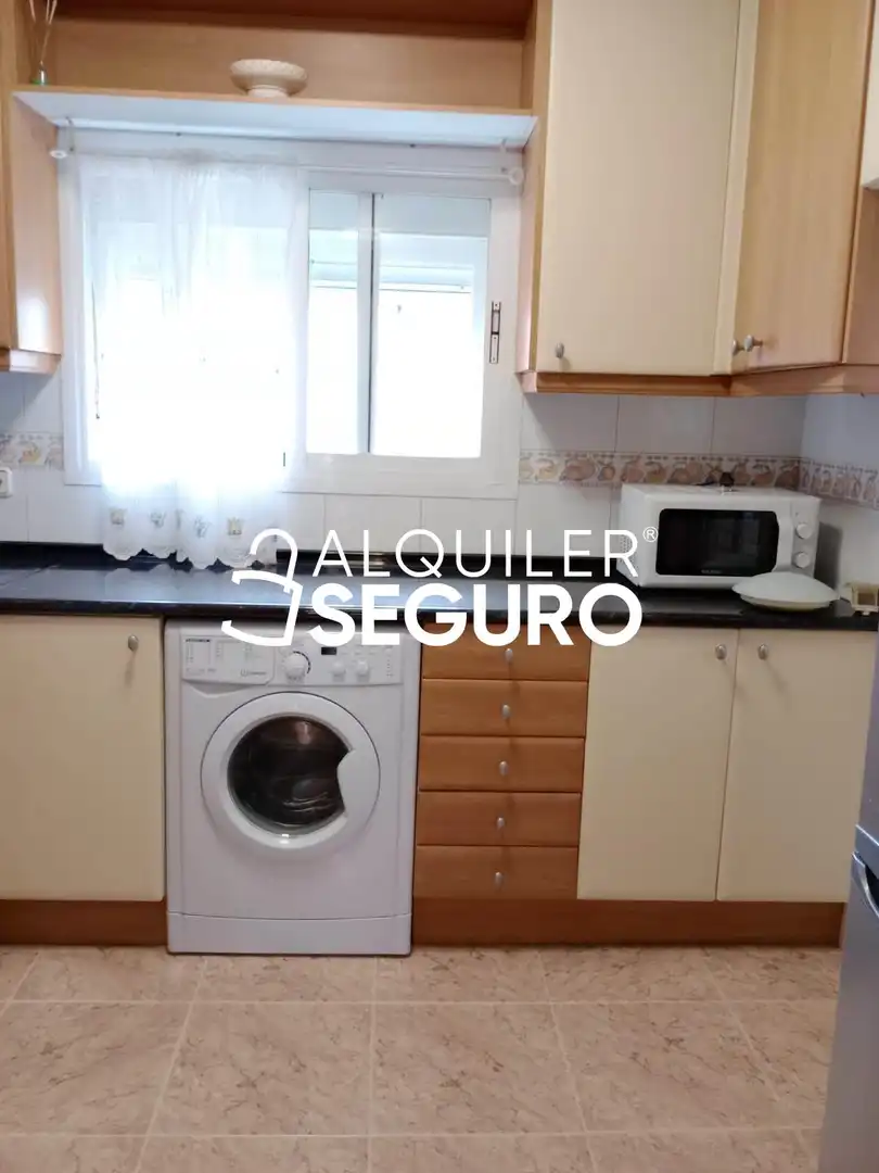 Kitchen of Flat for rent in Madrid  with Heating and Furnished