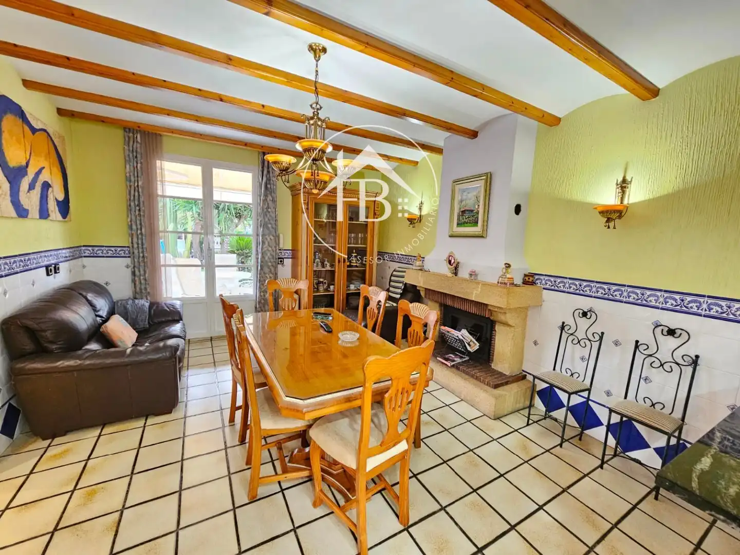 Dining room of Houses for sale in San Vicente del Raspeig / Sant Vicent del Raspeig  with Air Conditioner, Heating and Terrace