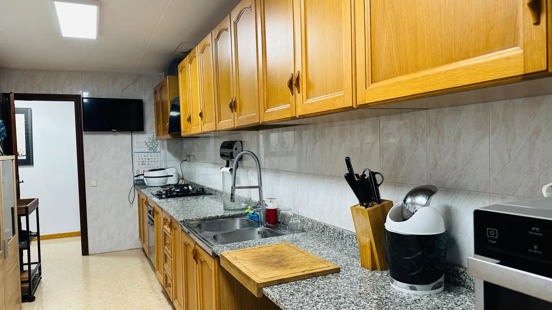 Kitchen of Flat for sale in Amposta  with Terrace and Balcony